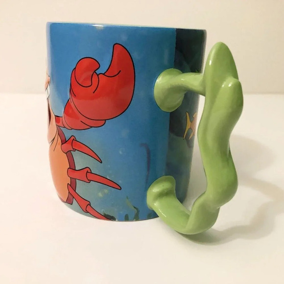 Disneys The  Little Mermaid Sebastian and Sea Creatures Coffee Mug Cup - Picture 2 of 13